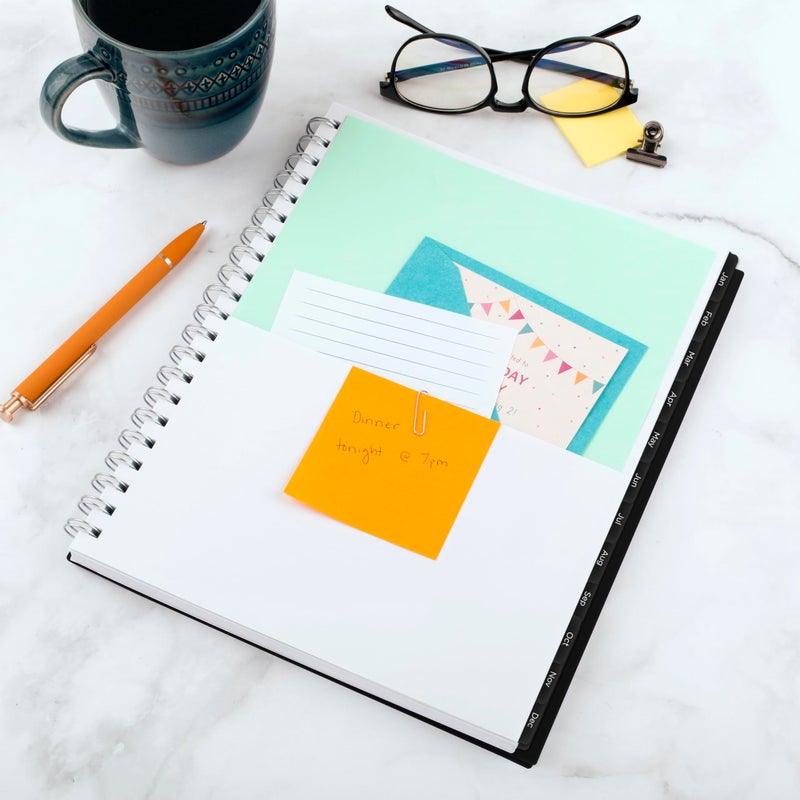 Mead 2026 Planner, Weekly & Monthly, 15-Month, 8-1/2"" x 11"", Large, Basic, Black (CRW6200526) - Image 5